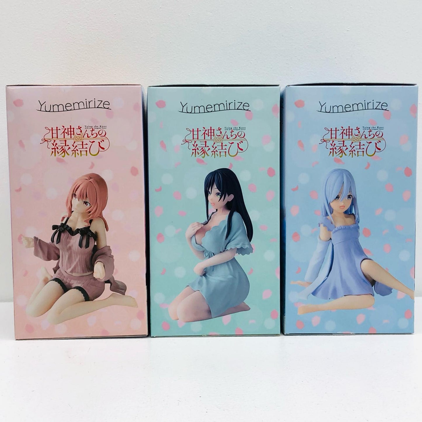 【中古】 「甘神さんちの縁結び」 フィギュア 甘神夕奈-夜重-朝姫 Yumemirize 3体セット【フィギュア】【加古川物流】