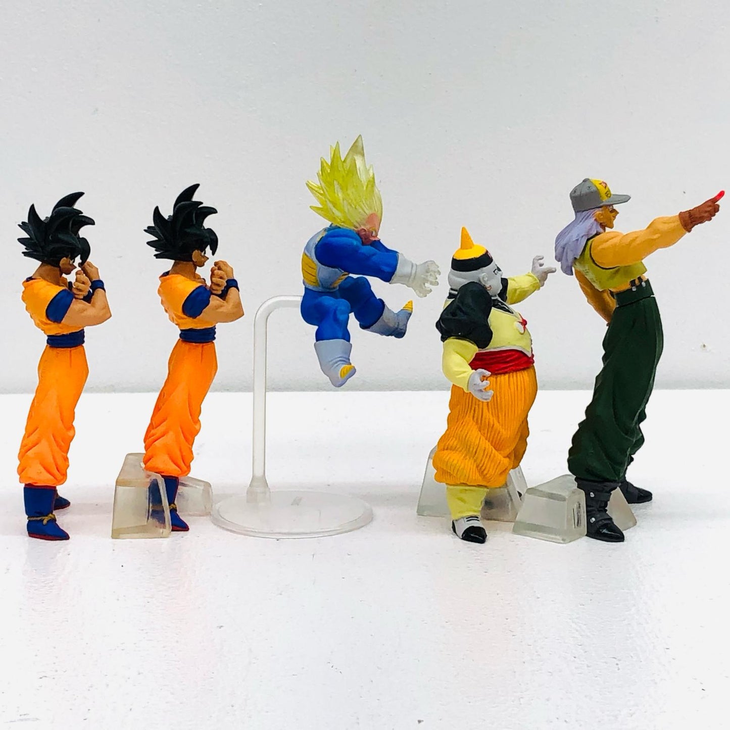 【中古】 DGドラゴンボール改02 フィギュア 孫悟空 ベジータ 人造人間13号 19号 5体【フィギュア】【加古川物流】