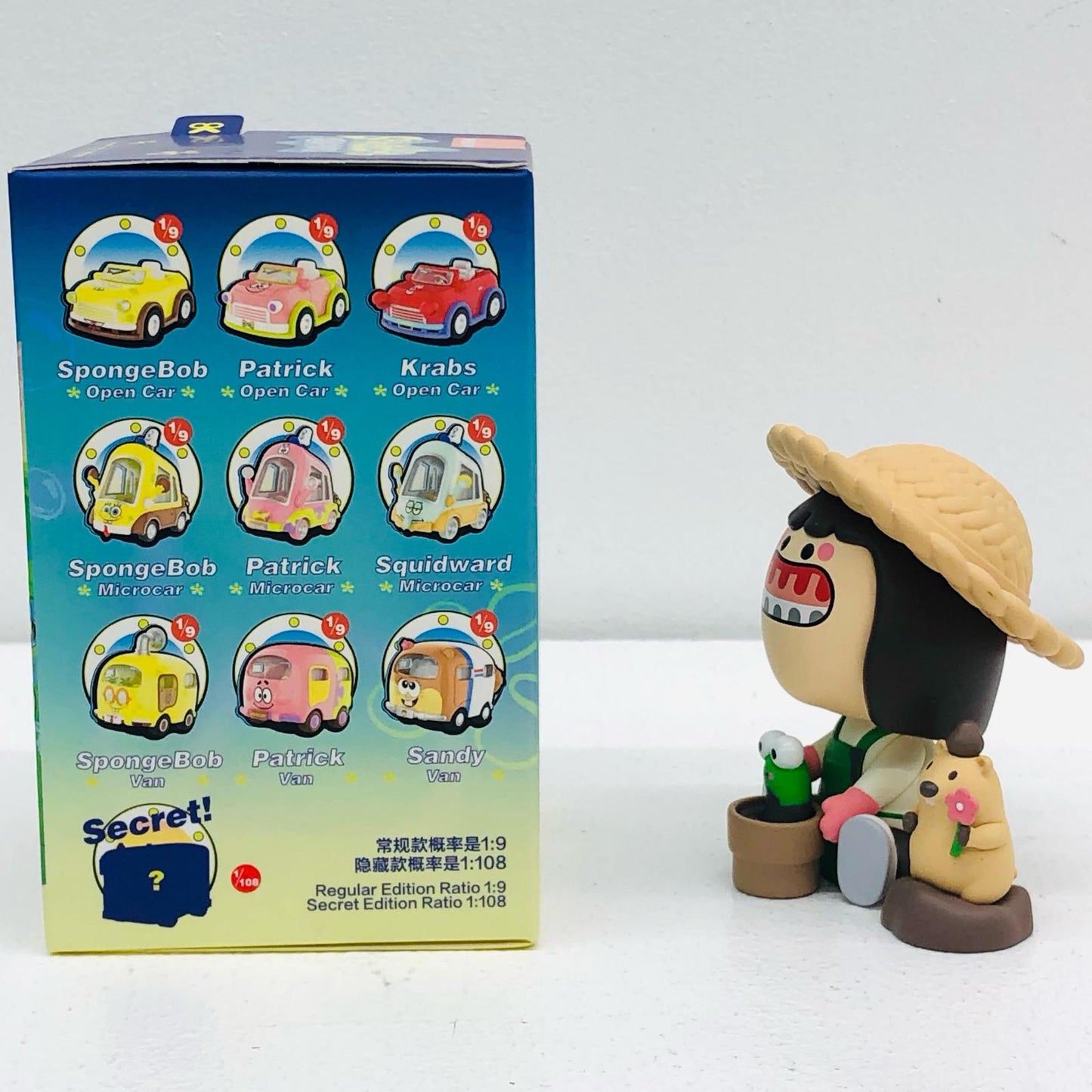 【中古】 POPMART フィギュア 「GUMMY ハッピーランド 」「スポンジボブ」 2点【フィギュア】【加古川物流】