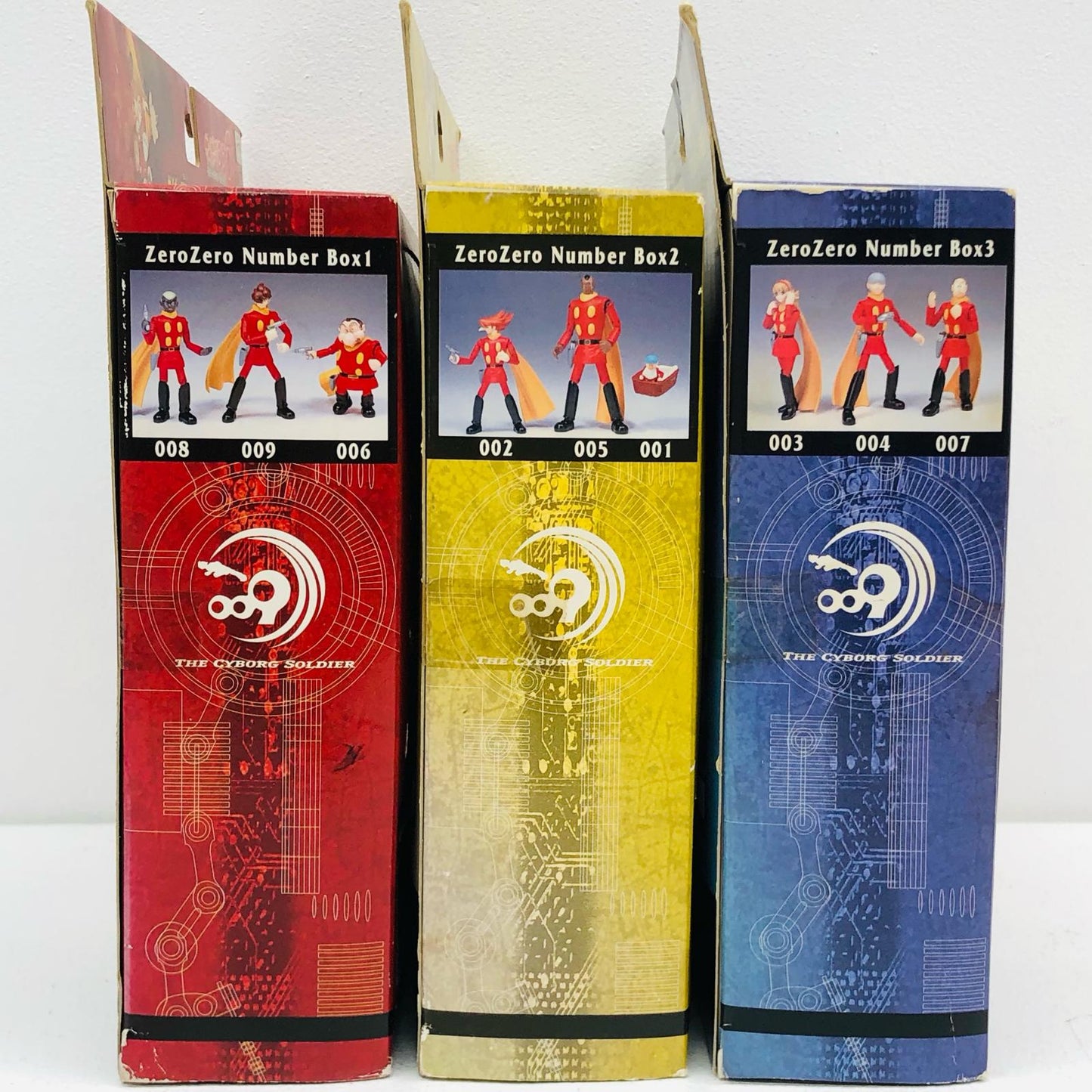 【中古】 「サイボーグ009」 フィギュア 00ナンバーボックス1.2.3 3点セット【フィギュア】【加古川物流】