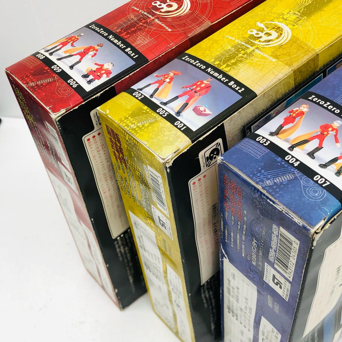 【中古】 「サイボーグ009」 フィギュア 00ナンバーボックス1.2.3 3点セット【フィギュア】【加古川物流】