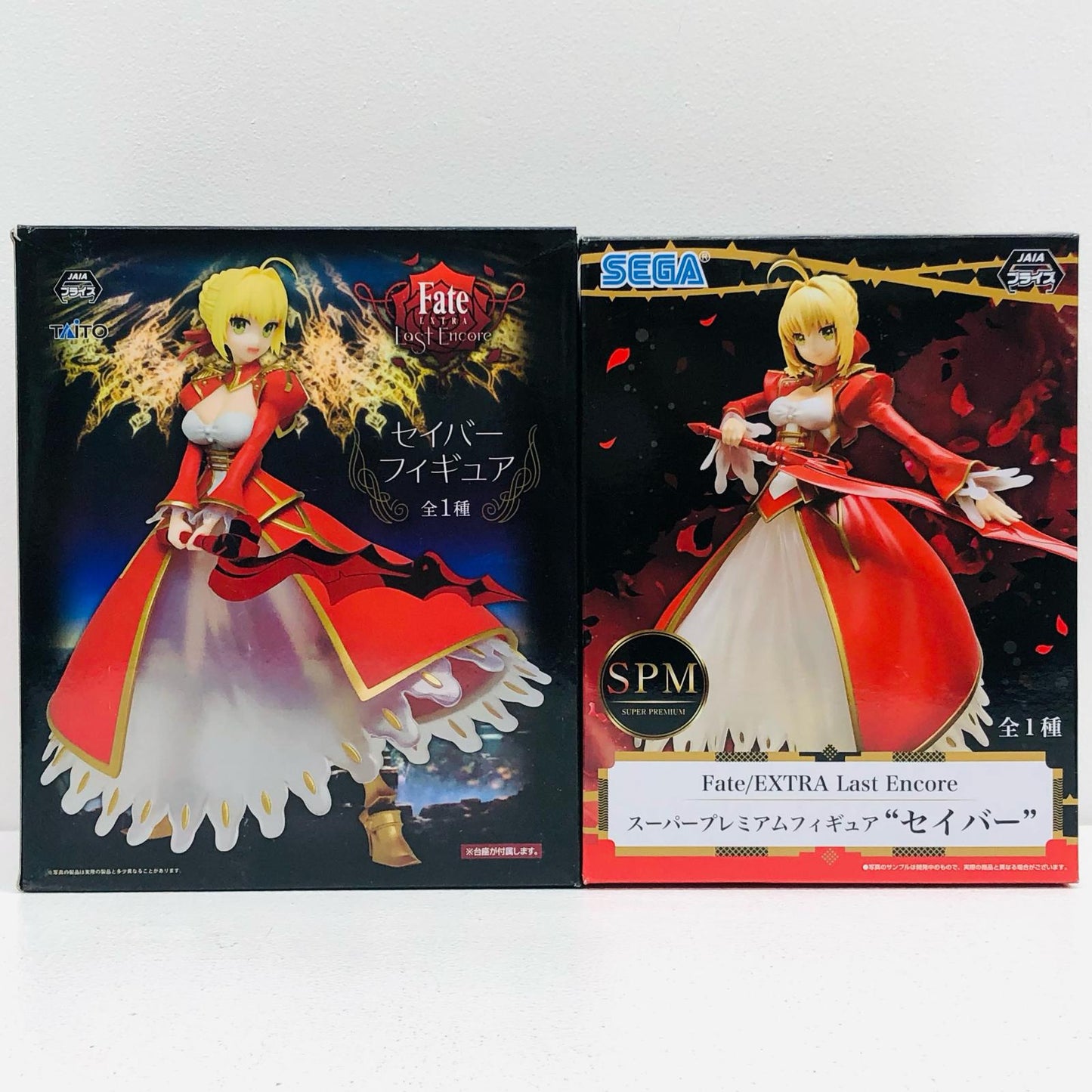 【中古】 「Fate」 フィギュア セイバー EXTRA Last Encore SPM 2体【フィギュア】【加古川物流】