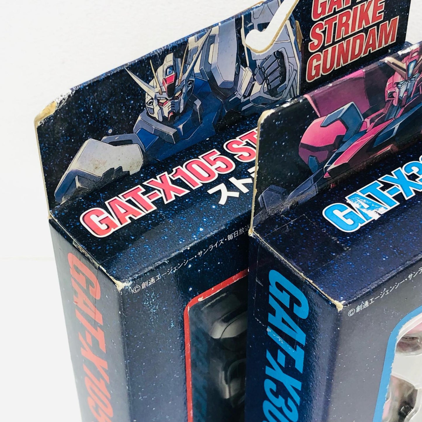 【中古】 「機動戦士ガンダムSEED」 フィギュア ストライクガンダム/イージスガンダム クイックガンダムモデル 2点【フィギュア】【加古川物流】