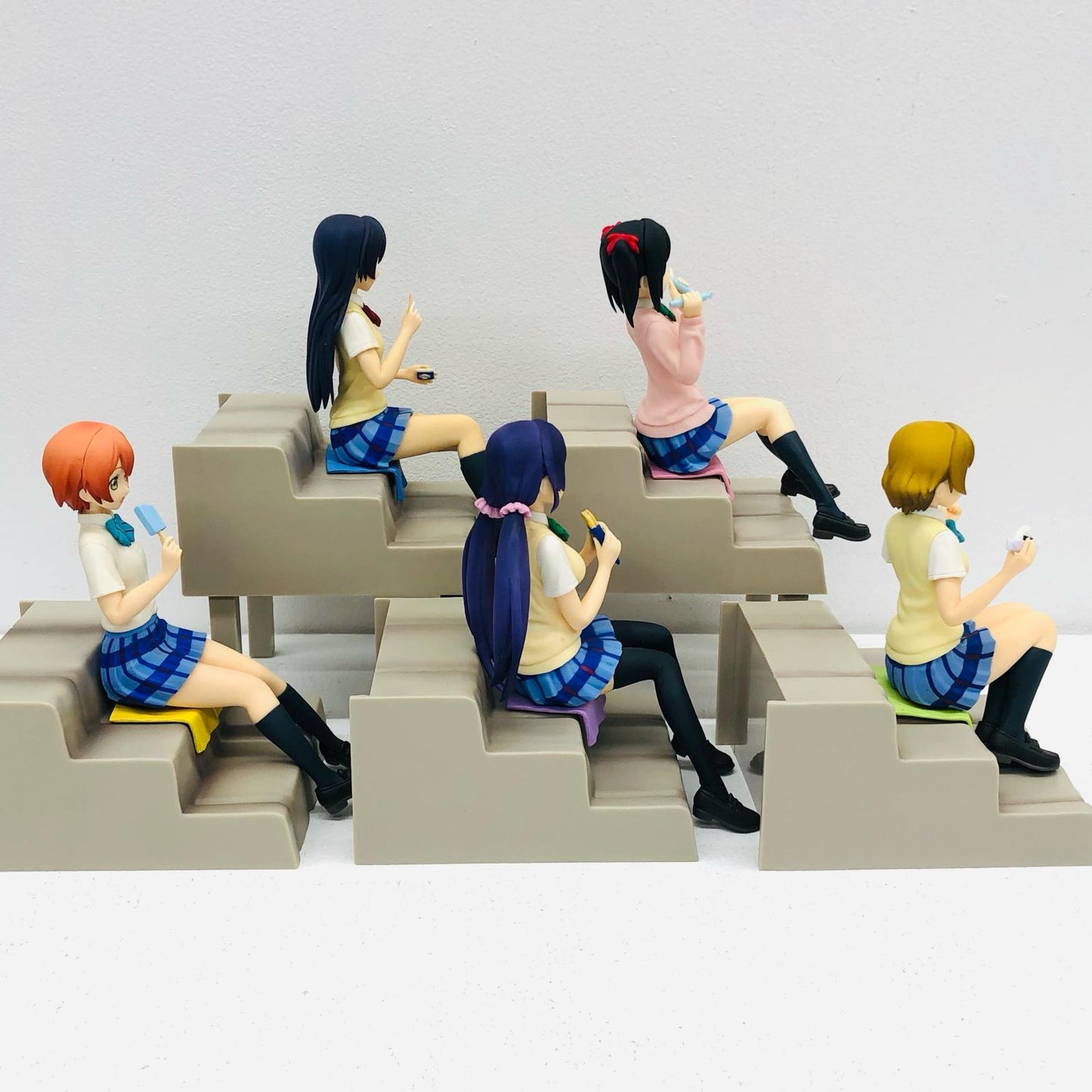 【中古】 「ラブライブ!」 フィギュア 星空凛 園田海未 東條希 矢澤にこ 小泉花陽 ~放課後のひととき~ 5体【フィギュア】【加古川物流】