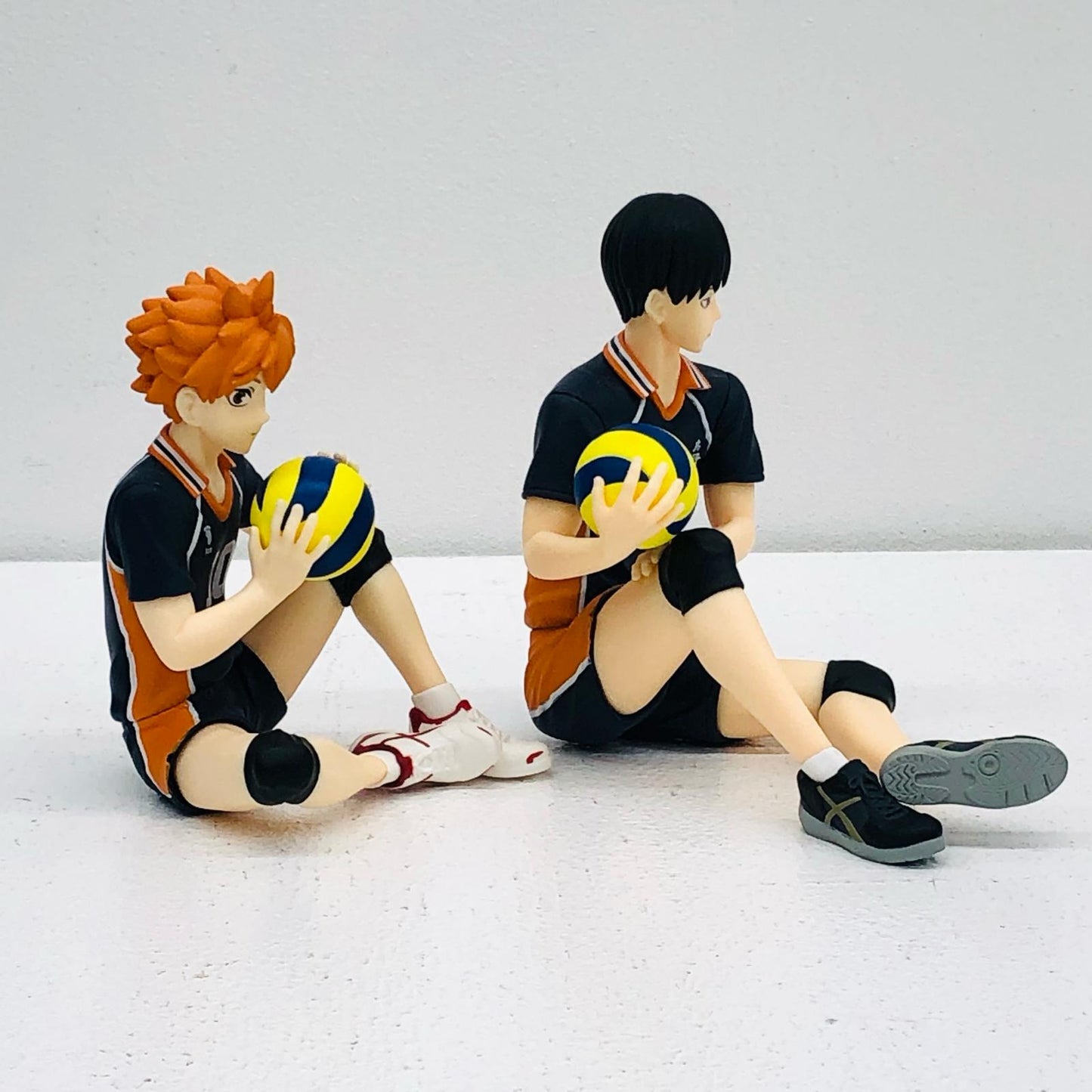 【中古】 「ハイキュー!!」 フィギュア 日向翔陽-影山飛雄 ぬーどるストッパー 2体セット【フィギュア】【加古川物流】