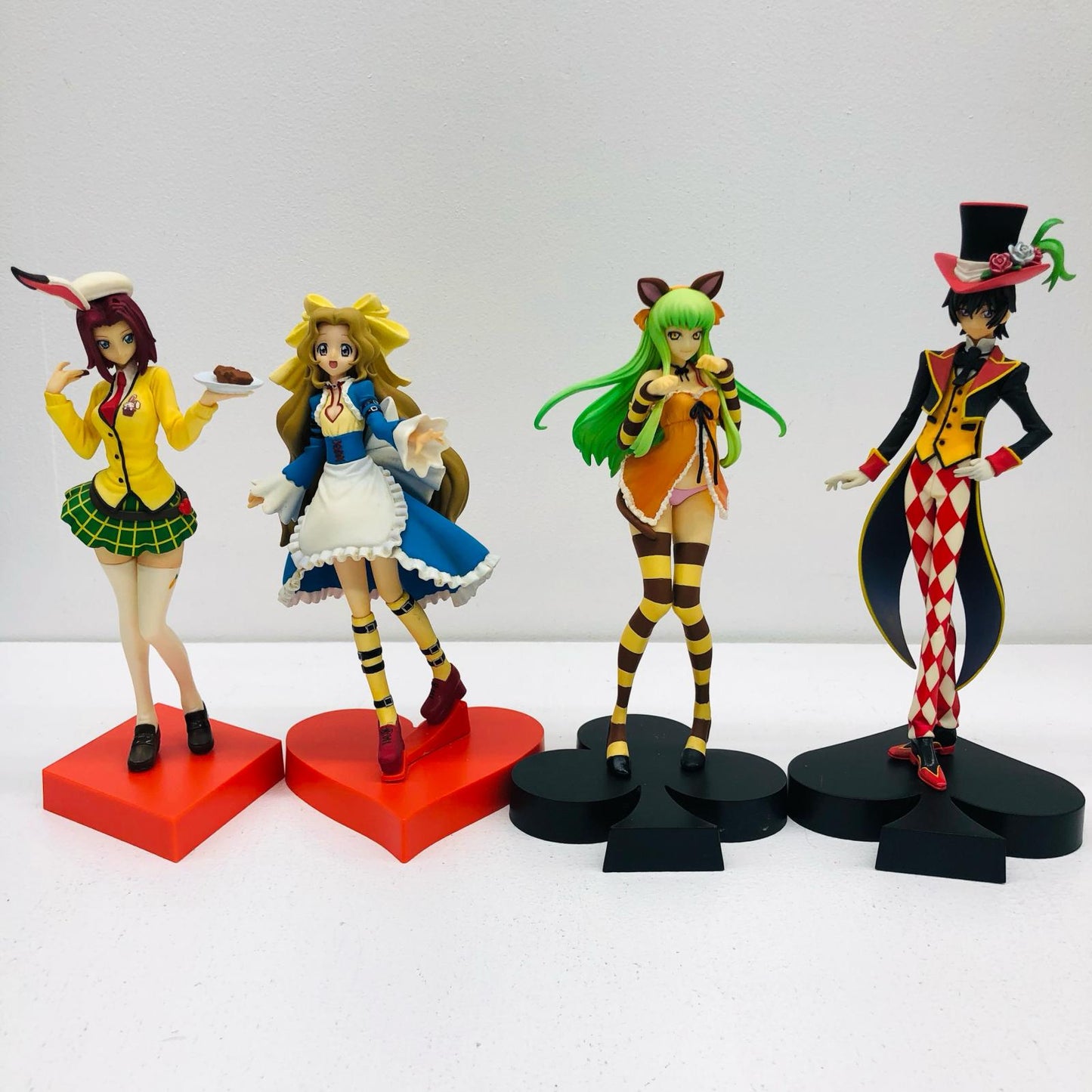 【中古】 「コードギアス 反逆のルルーシュR2」 フィギュア C.C. ほか DX~INWONDERLAND~vol.1&2 4体セット【フィギュア】【加古川物流】