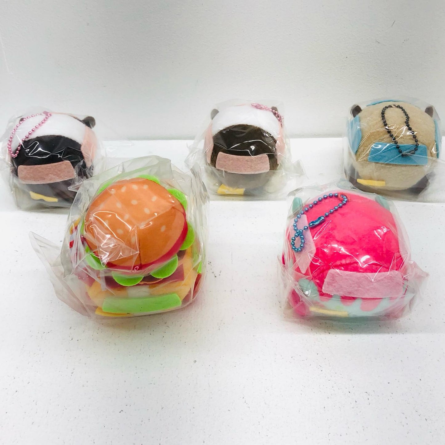 【中古】 PUIPUIモルカー まとめセット ぬいぐるみ VOL.4 ハンバーガー もちころりん【加古川物流】
