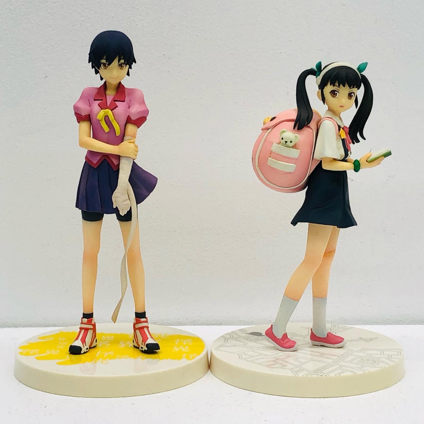 【中古】 物語シリーズ DXF フィギュア 八九寺真宵 神原駿河 西尾維新アニメプロジェクト 2体セット【フィギュア】【加古川物流】