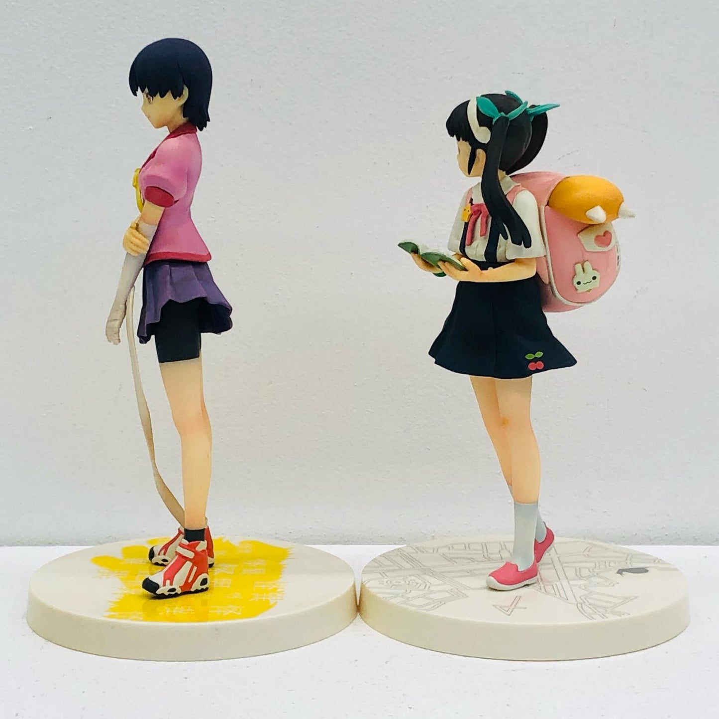 【中古】 物語シリーズ DXF フィギュア 八九寺真宵 神原駿河 西尾維新アニメプロジェクト 2体セット【フィギュア】【加古川物流】