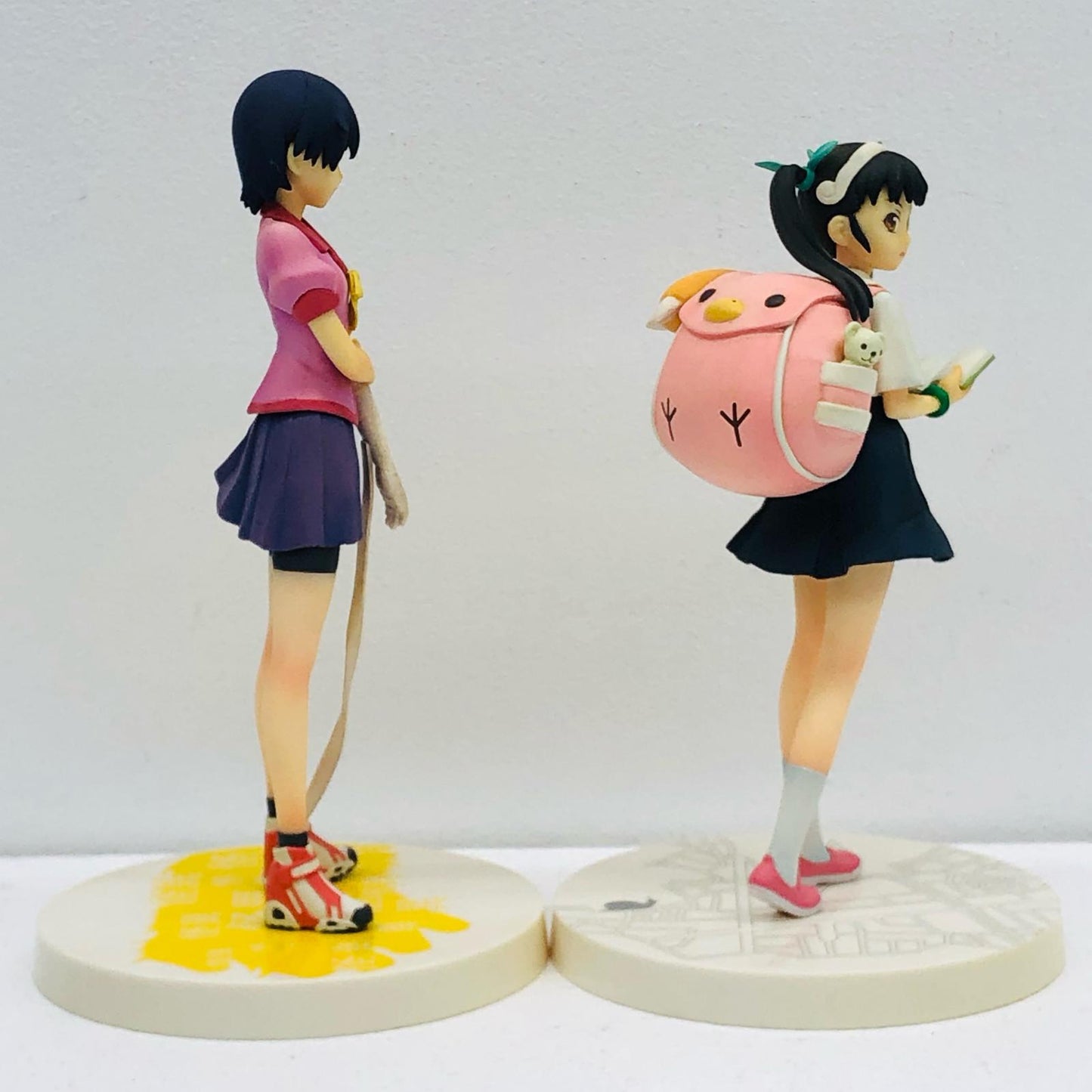 【中古】 物語シリーズ DXF フィギュア 八九寺真宵 神原駿河 西尾維新アニメプロジェクト 2体セット【フィギュア】【加古川物流】
