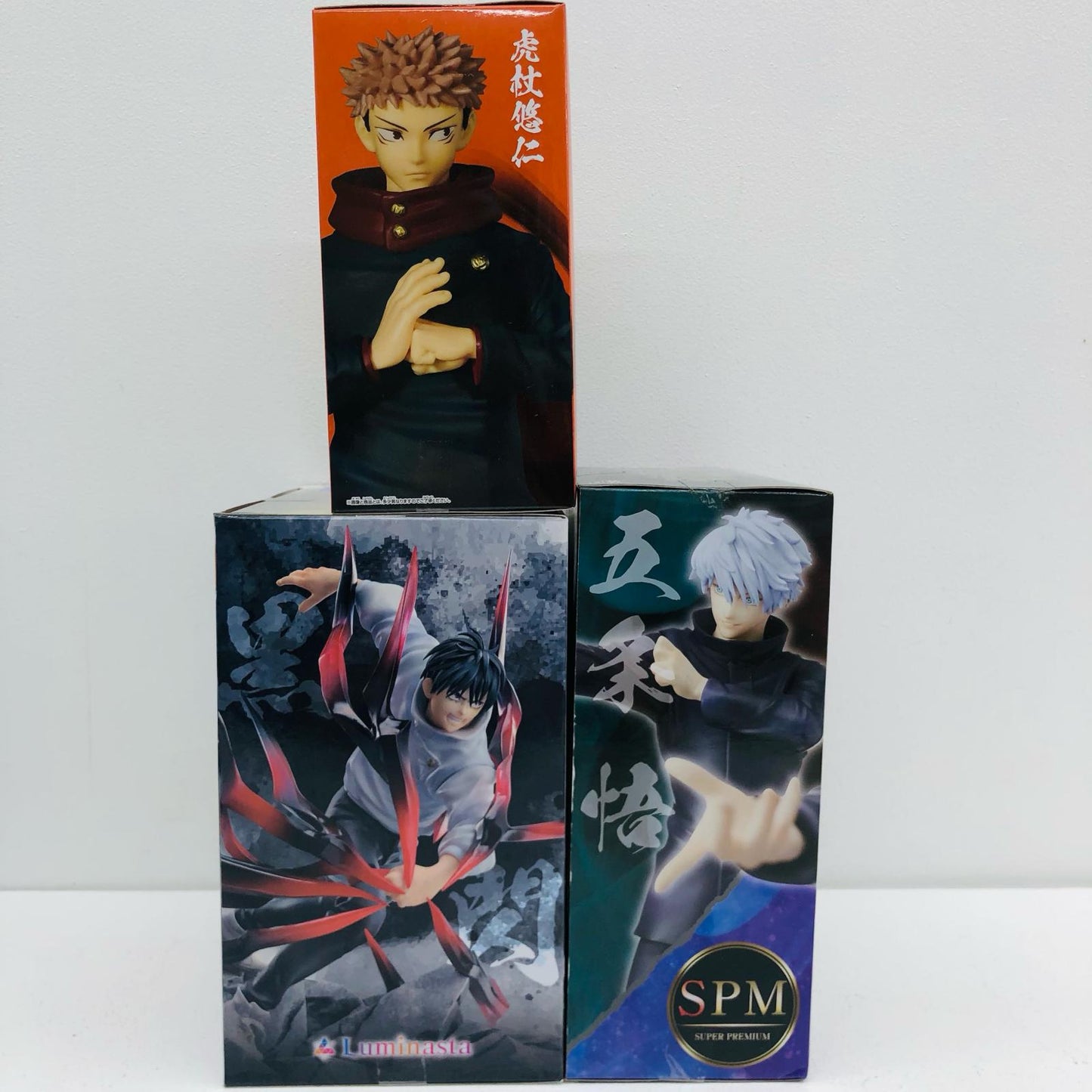 【中古】 「呪術廻戦」 フィギュア 五条悟 乙骨憂太 虎杖悠仁 SPM ルミナスタ 3体セット【フィギュア】【加古川物流】