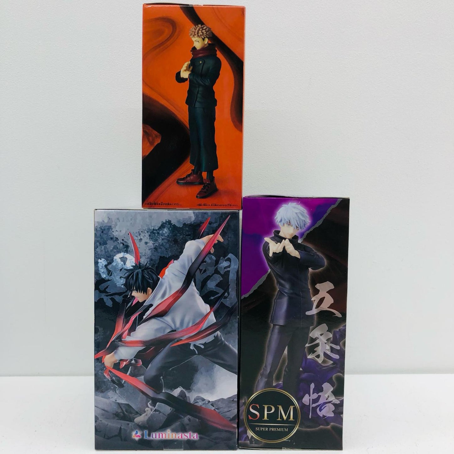 【中古】 「呪術廻戦」 フィギュア 五条悟 乙骨憂太 虎杖悠仁 SPM ルミナスタ 3体セット【フィギュア】【加古川物流】