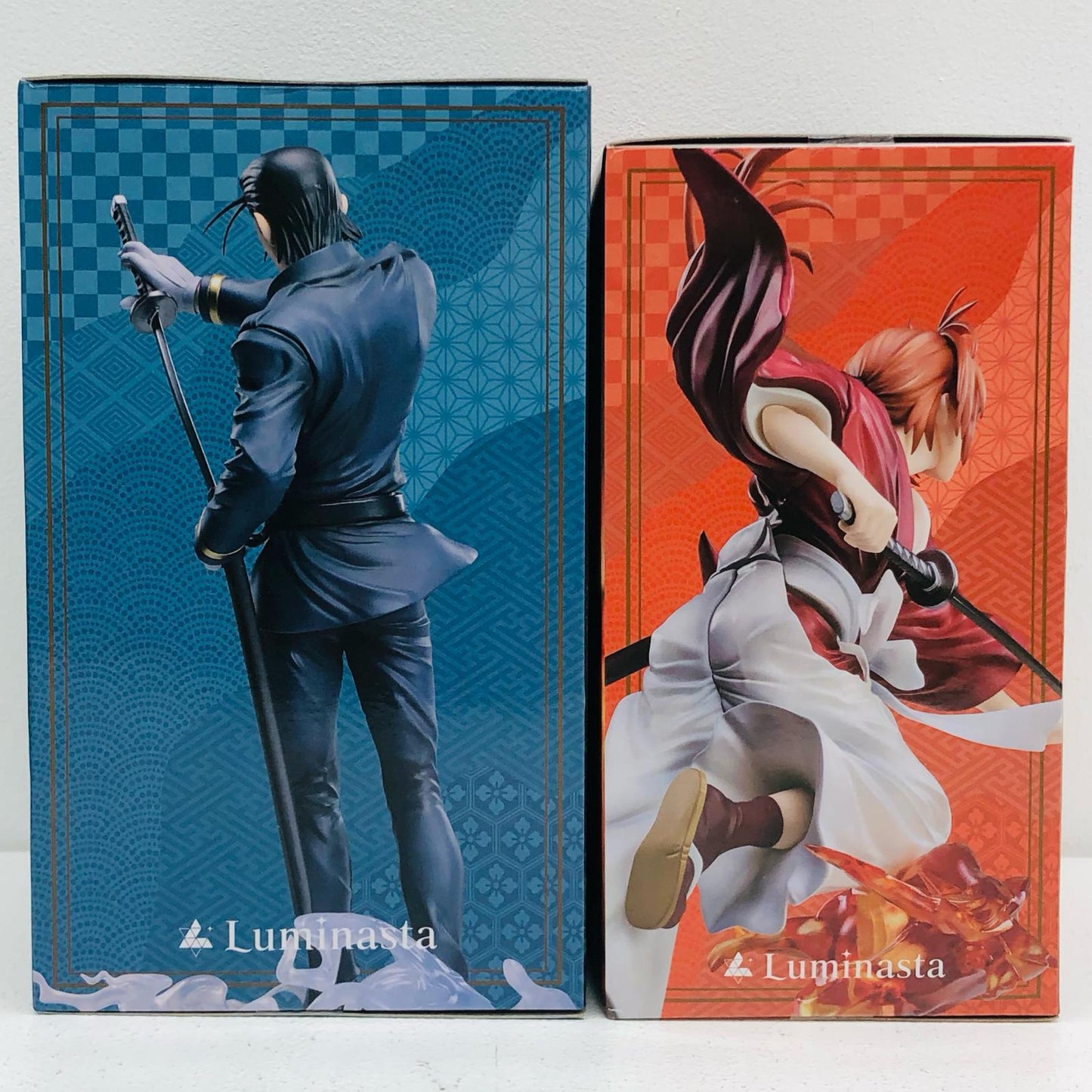 【中古】 「るろうに剣心-明治剣客浪漫譚-」 フィギュア 斎藤一・緋村剣心 ルミナスタ 2体セット【フィギュア】【加古川物流】