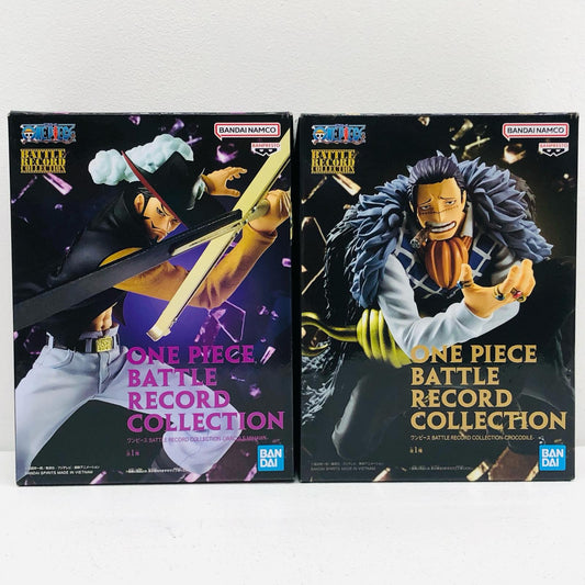 【中古】 「ワンピース」 フィギュア ミホーク クロ コ ダイル BATTLERECORDCOLLECTION 2体セット【フィギュア】【加古川物流】