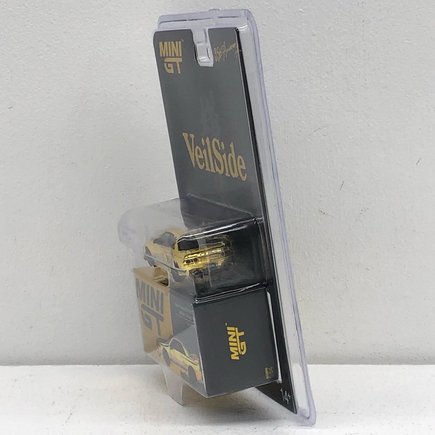 MINI GT VeilSide Nissan Skyline GT-R R32 Combat C-I Gold Chrome 1/64 35th