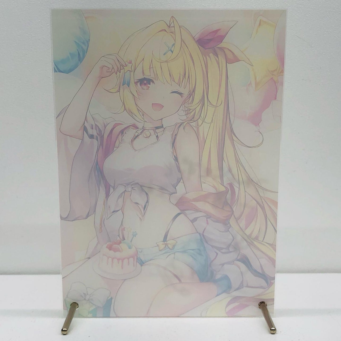 星川サラ 誕生日2021 複製直筆サイン・メッセージ入り アクリルパネル にじさんじ