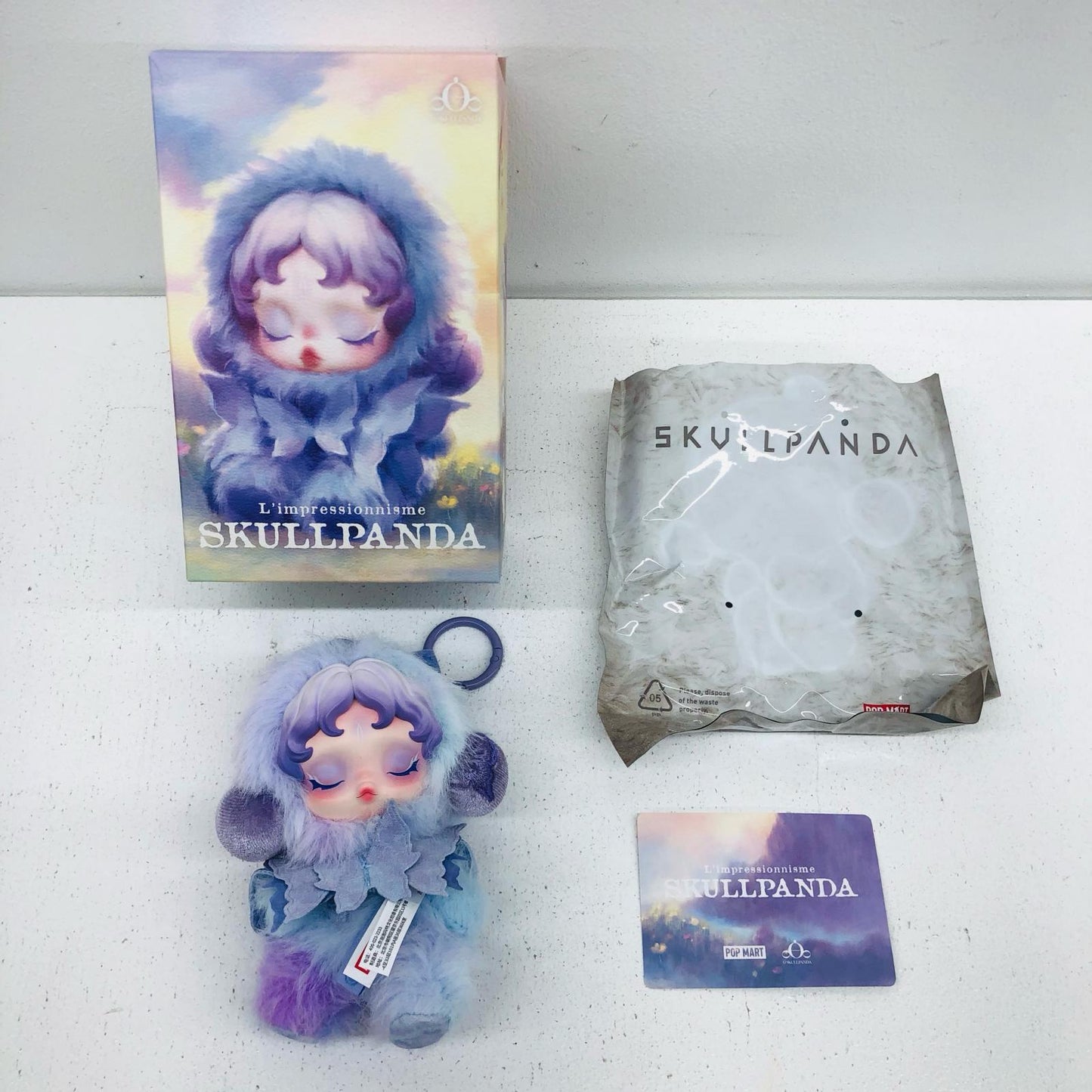 Lightning「SKULLPANDA L’impressionnisme シリーズ ぬいぐるみペンダント」【フィギュア】