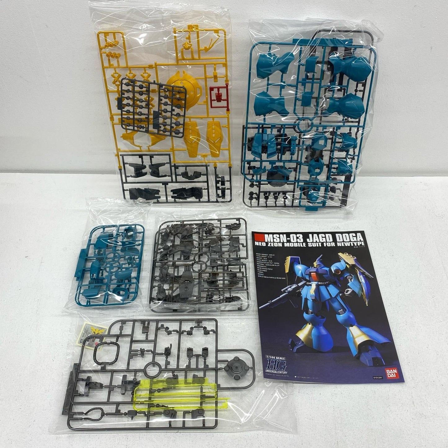 【中古】 1/144HGUCMSN-03ヤクト・ドーガ(ギュネイ・ガス専用機)「機動戦士ガンダム逆襲のシャア」