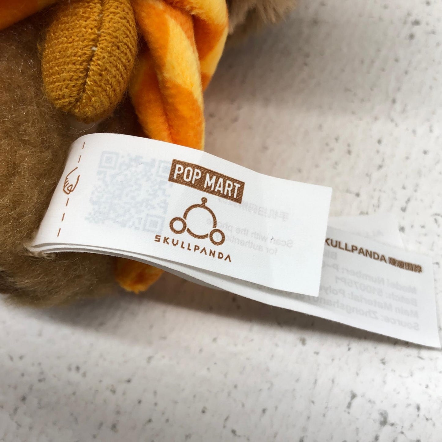 SKULLPANDA pop bean Fluffy & Cozy Series Plush