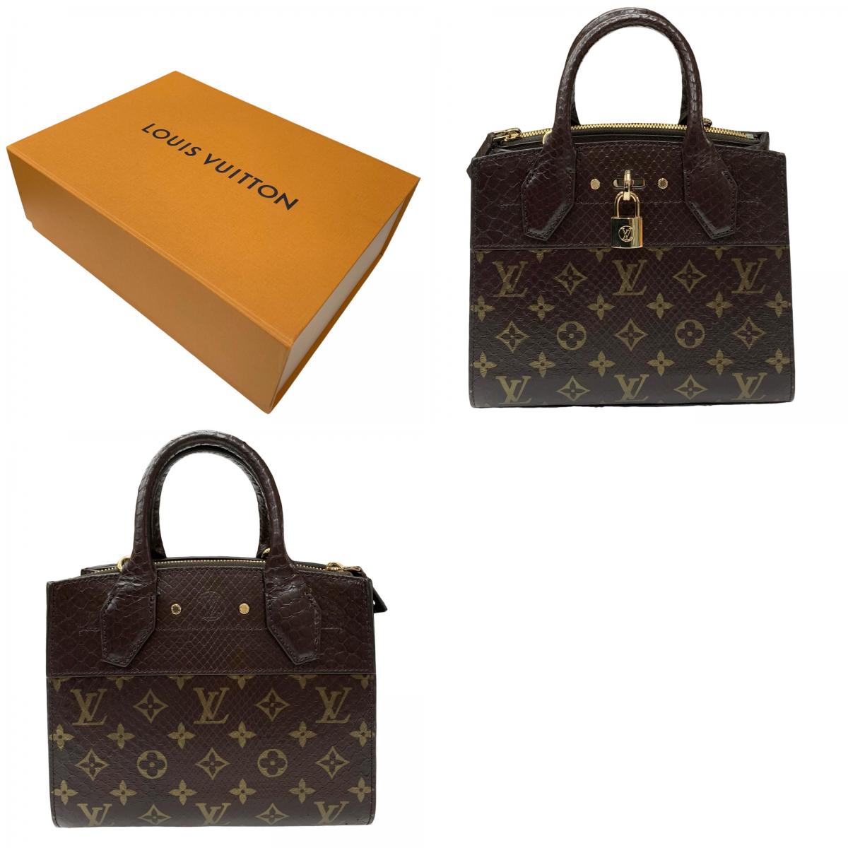 LOUIS VUITTON | ルイ・ヴィトン モノグラム エキゾチックレザー シティ スティーマー その他バッグ
