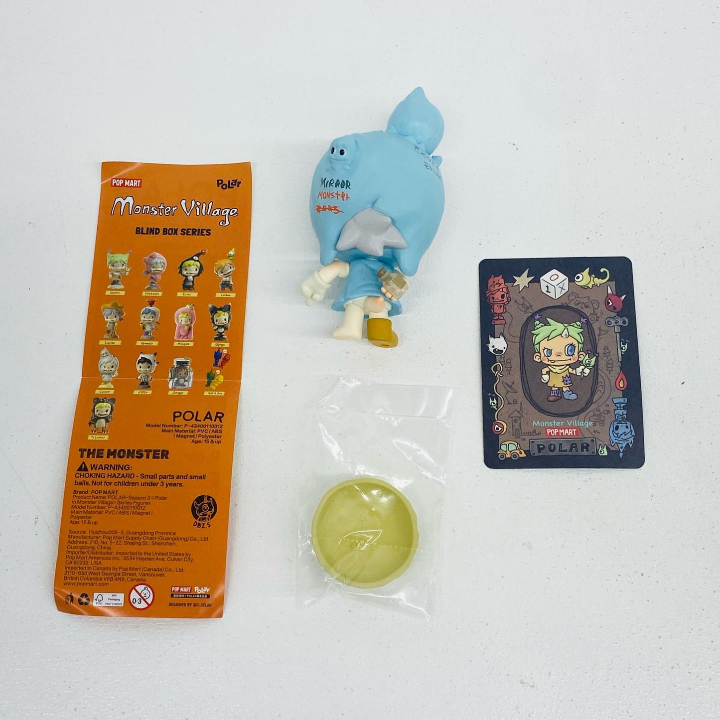 フィギュア Cooper POLAR Monster Village シリーズ フィギュア Cooper POLAR Monster Village【フィギュア】【飾磨店】