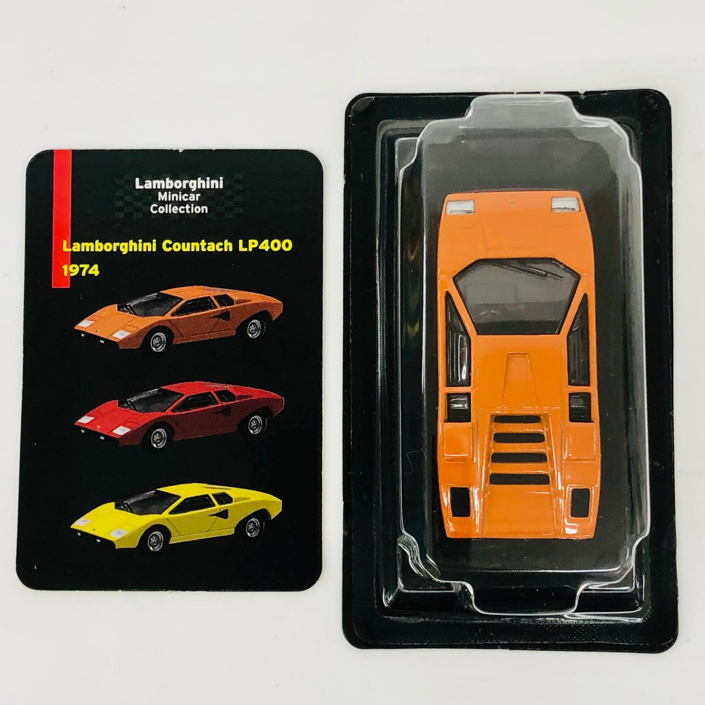 おもちゃ・玩具 1/64LamborghiniCountachLP400(オレンジ)「ランボルギーニミニカーコレクション」サークルK・サンクス限定 LamborghiniCountachLP400 1/64スケール サークルK・サンクス限定【加古川物流】
