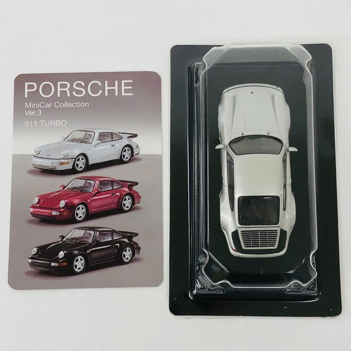 おもちゃ・玩具 1/64911(964)TURBO(シルバー)「ポルシェミニカーコレクションVer.3」 1/64スケール【加古川物流】