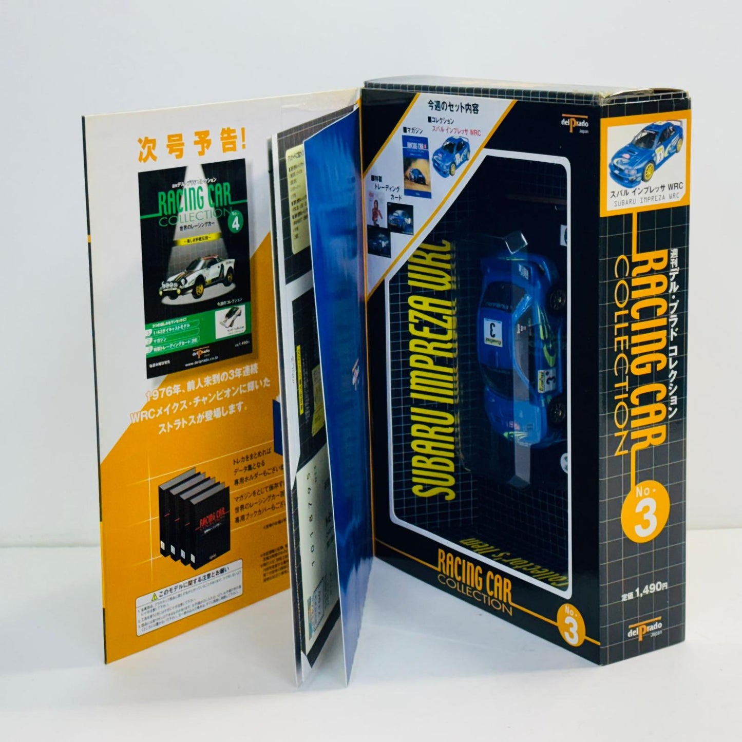 おもちゃ・玩具 1/43 2000 スバル インプレッサ WRC #3(ブルー) 「世界のレーシングカーコレクション」 2000 スバル インプレッサ WRC【加古川物流】