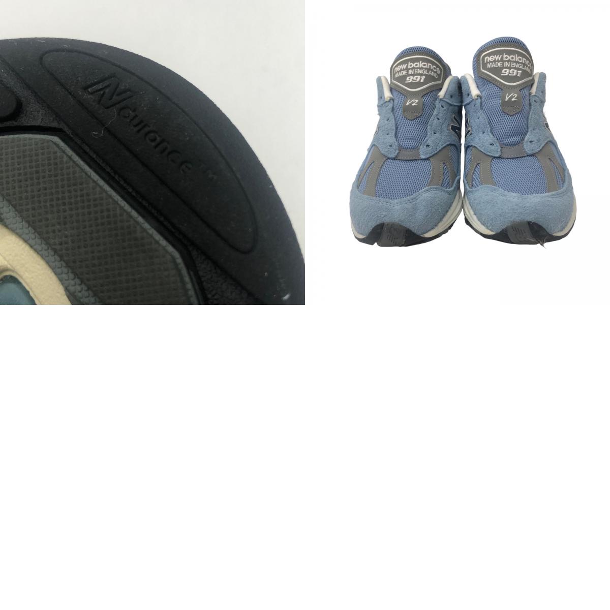NEW BALANCE | ニューバランス U991BV2 Made in UK スニーカー U991BV2 ブルー 27cm【瀬戸大橋店】