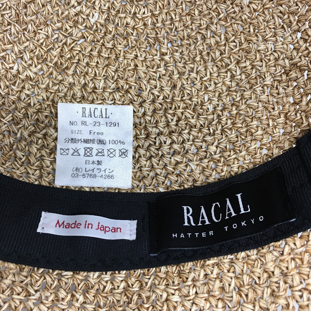 RACAL | ラカル Paper Fiber Knit Tulip Hat ハット RL-23-1291 ベージュ【倉吉店】