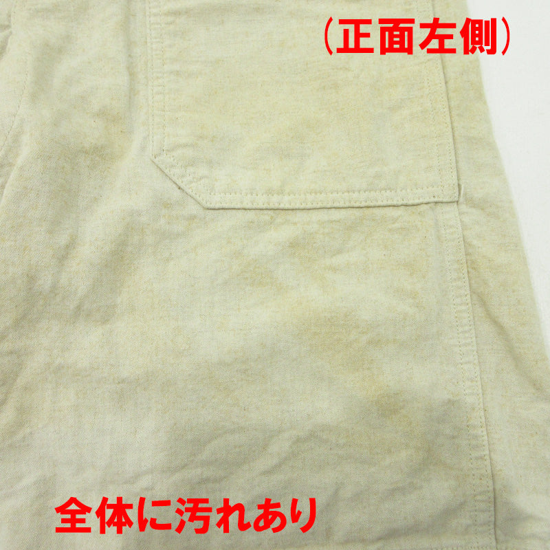 Nigel Cabourn | ナイジェルケーボン コットンリネン ショートパンツ 8010051605 ベージュ系 アイボリー サイズ:30【三重本店】