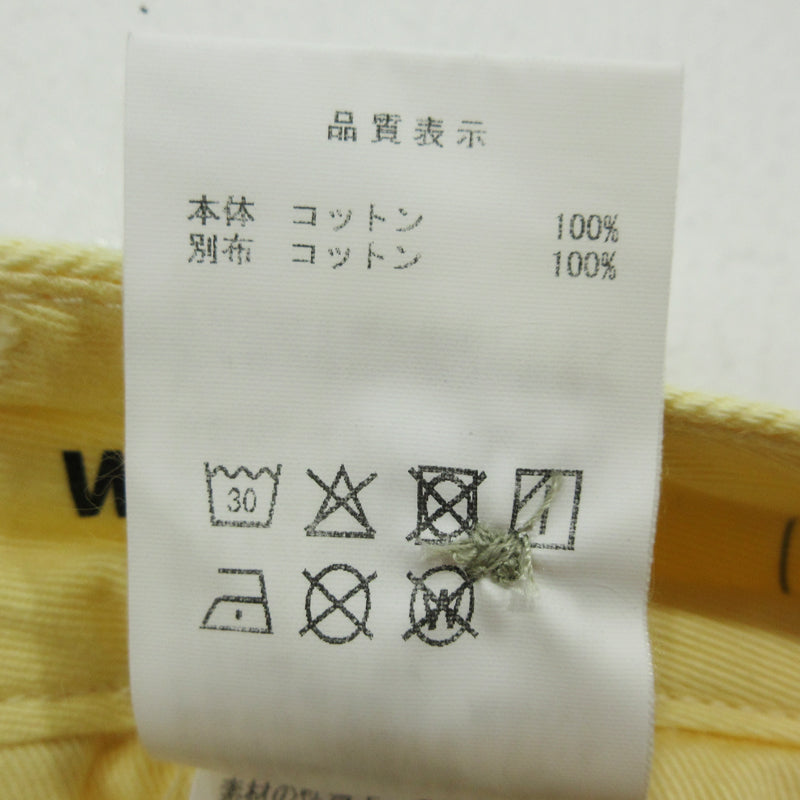 DESCENDANT | ディセンダント ORGANIC COTTON TWILL TROUSERS パンツ DC-3 イエロー サイズ:2【三重本店】