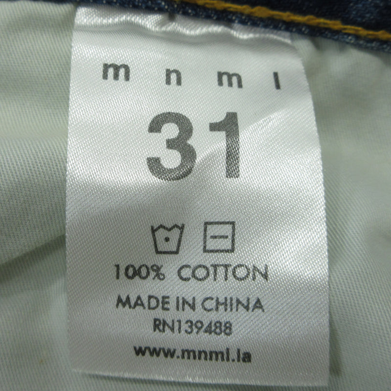 mnml | ミニマル デニムパンツ ブルー サイズ:31【三重本店】