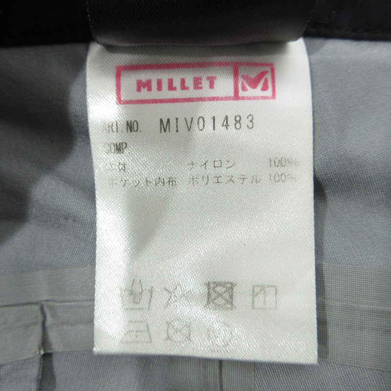 MILLET | ミレー ティフォン50000ストレッチトレックパンツ ロゴプリント防水ナイロンパンツ パンツ MIV01483 ブラック サイズ:L【三重本店】