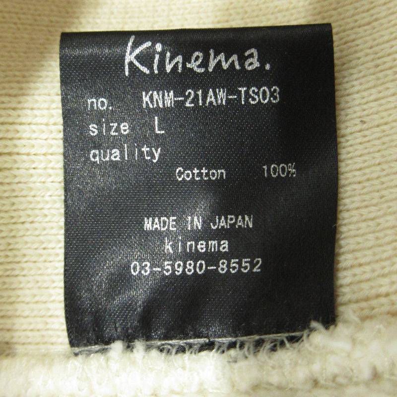 KINEMA | キネマ スウェット KNM-21AW-TS03 アイボリー サイズ:L【三重本店】