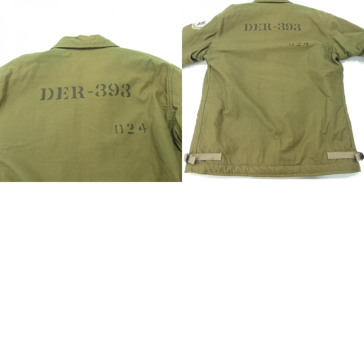 Buzz Rickson's | バズリクソンズ A-2 DER-393 USS HAVERFIELD DECK JACKET その他アウター BR12291 カーキ サイズ:M【三重本店】