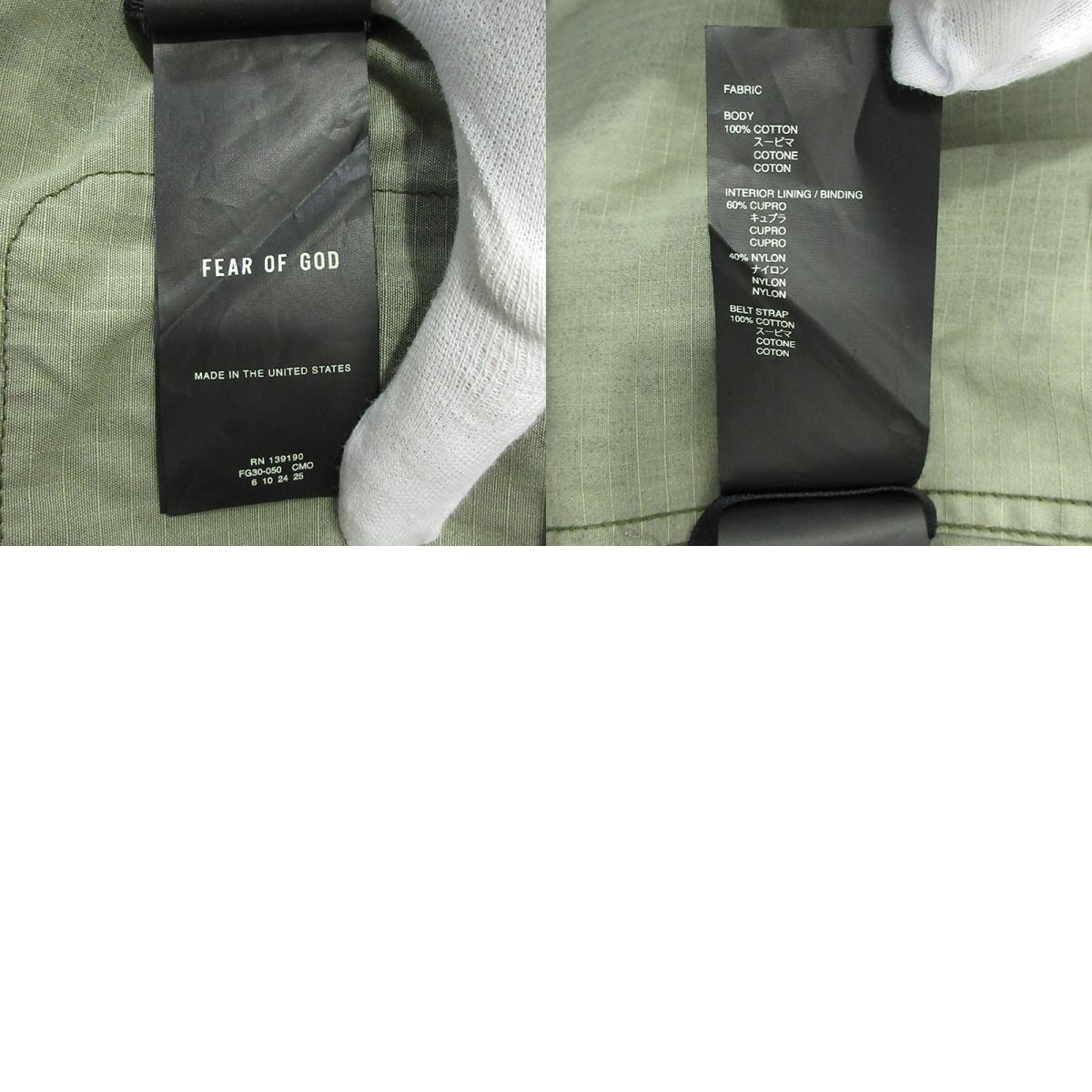 FEAR OF GOD | フィアオブゴッド 7TH COLLECTION Camo Print Military Coat 7周年コレクション カモプリントミリタリーコート 総柄ミリタリージャケット 迷彩柄 ミリタリージャケット FG30-050 カーキグリーン(CMO) マルチカラー サイズ:XS【三重本店】