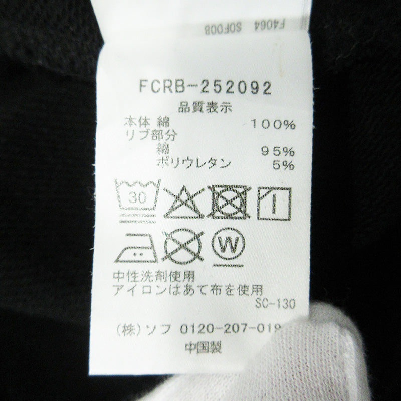 FCRB | エフシーアールビー ロゴプリント長袖パーカー パーカー FCRB-252092 ブラック サイズ:M【三重本店】
