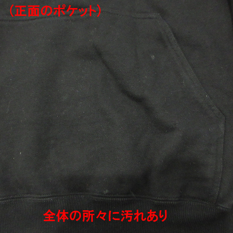 BlackEyePatch | ブラックアイパッチ ロゴ刺繍長袖パーカー パーカー ブラック サイズ:L【三重本店】