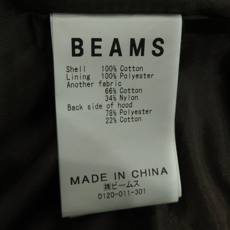 BEAMS + | ビームスプラス ルーズ シティーフーディ― その他アウター 11-18-0038-147 ブラウン サイズ:M【三重本店】