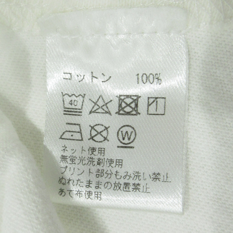 SAPEur | サプール ひび割れ加工 半袖Tシャツ ホワイト サイズ:XL【三重本店】