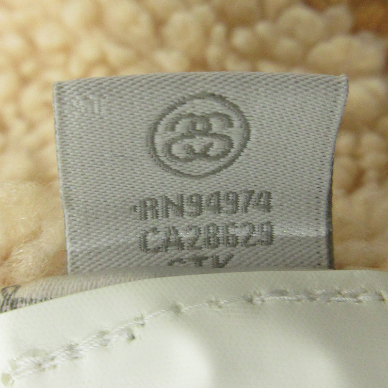 STUSSY | ステューシー Shearling Dyed Trucker Jacket シアリングダイドトラッカージャケット 総柄裏ボアデニムジップジャケット タイダイ柄 その他アウター 115546 ブラウン サイズ:M【三重本店】