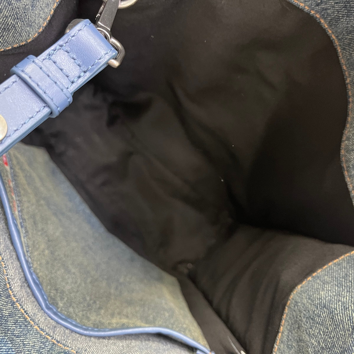 DIESEL | ディーゼル DSL SHOPPER L FD BAG ハンドバッグ インディゴ【加古川店】