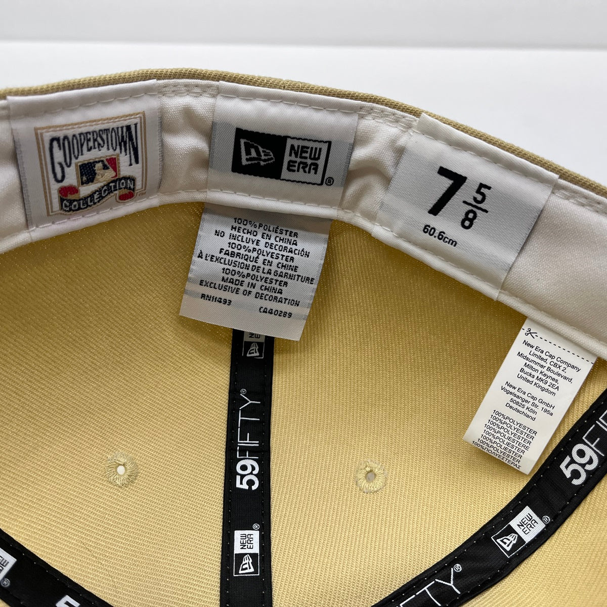 NEW ERA | ニューエラ 7 5/8 (60.6cm) CHICAGO CABS 海外別注 2016ワールドチャンピオン キャップ 59FIFTY ベージュ【加古川店】