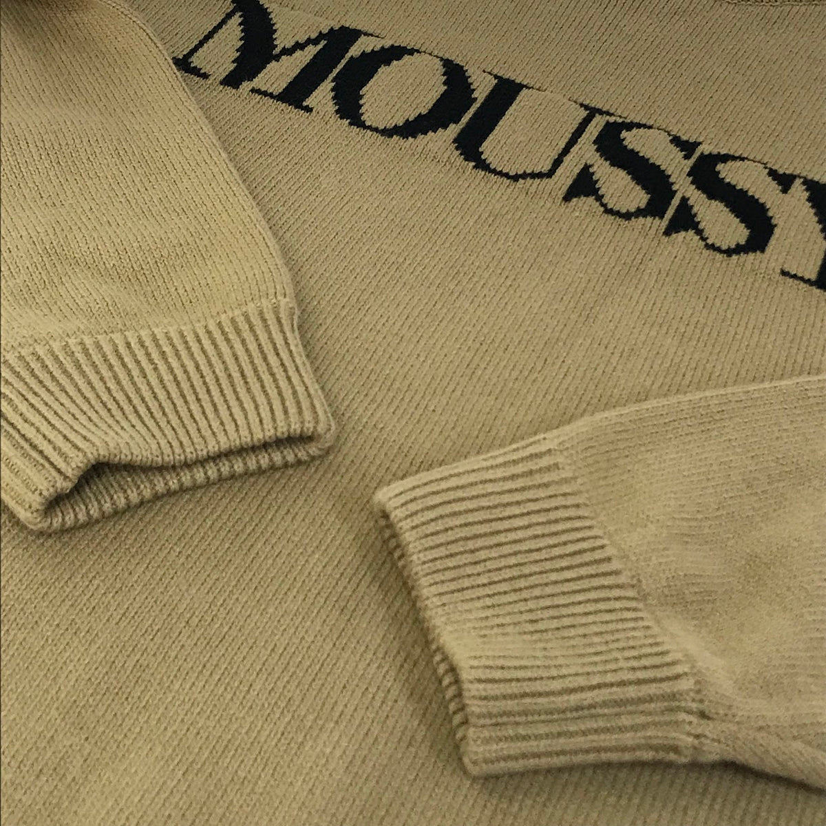 MOUSSY | マウジー LOGO KNIT ニット 029HAA70-0151-1 ベージュ【倉吉店】