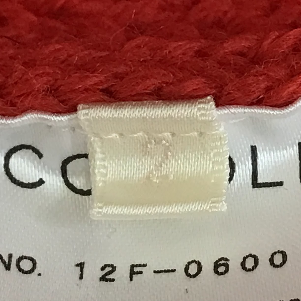 COMOLI | コモリ ウールニット 羊革パッチ付き ニット 12F-06001 レッド サイズ:2【倉吉店】