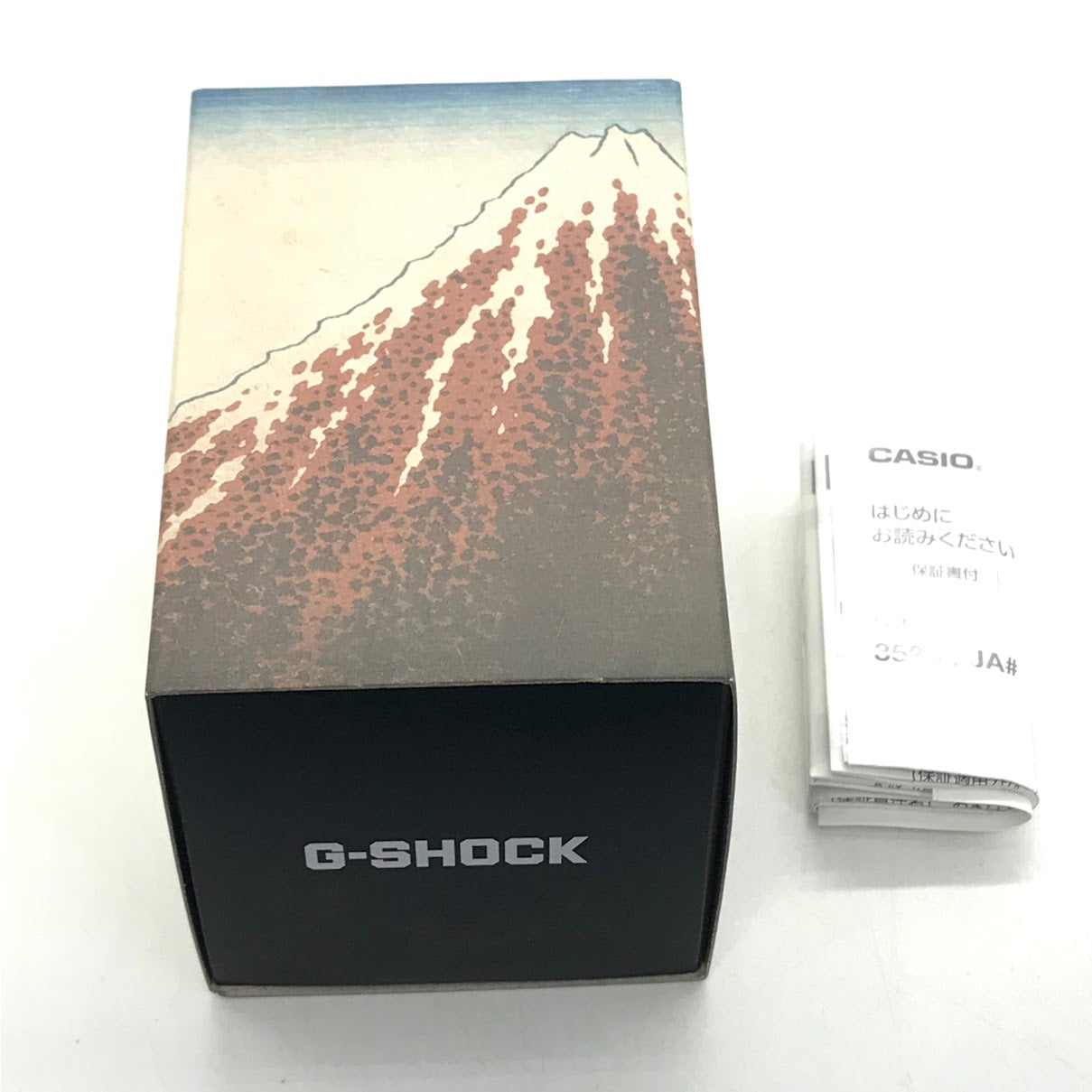 G-SHOCK | ジーショック 葛飾北斎 富嶽三十六景 山下白雨 デジタルクォーツ 腕時計 DW-5600KHSH25-1JR ブラック【倉吉店】