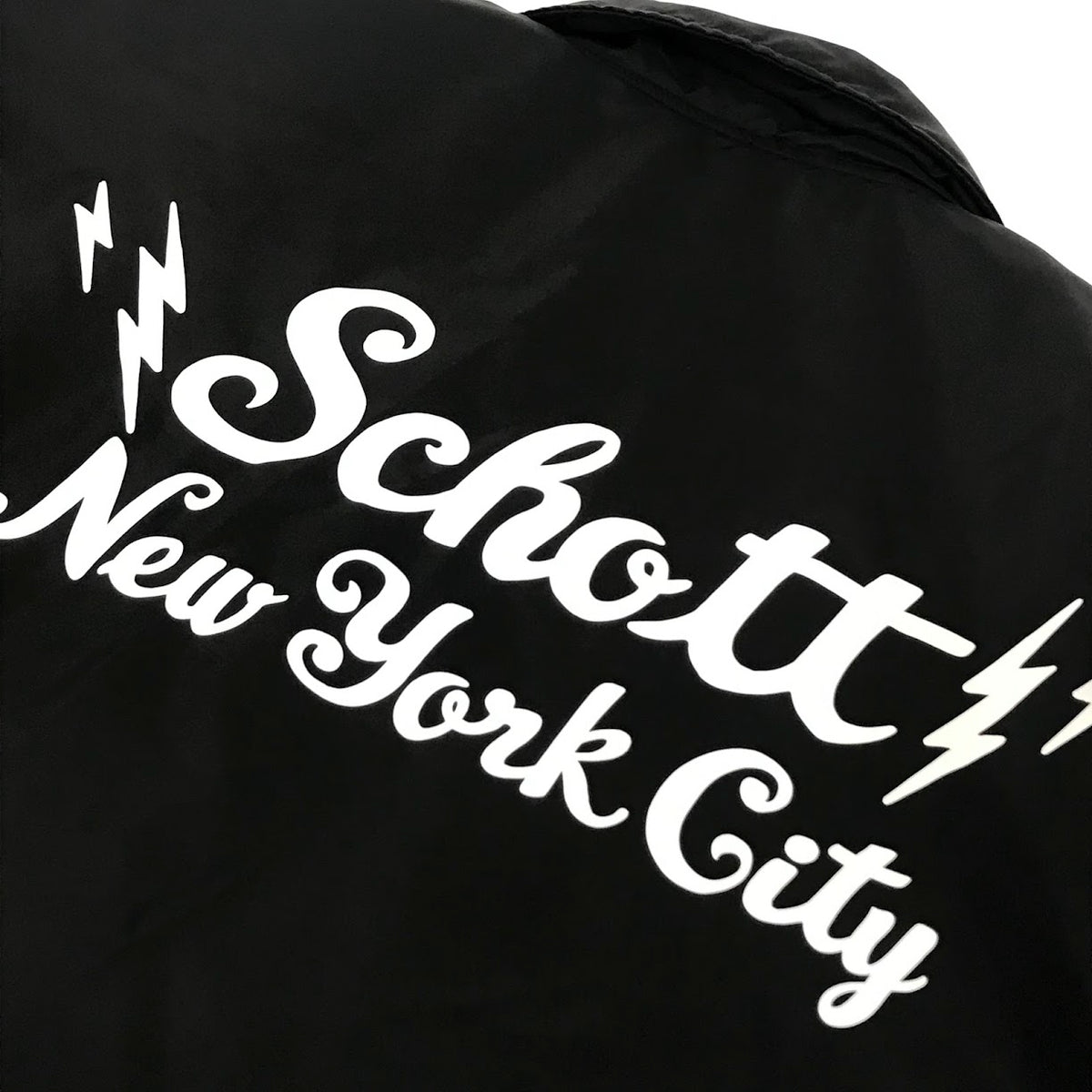 schott | ショット ZIP COACHJACKET コーチジャケット 中綿ジャケット 782-5252014 ブラック サイズ:M【倉吉店】