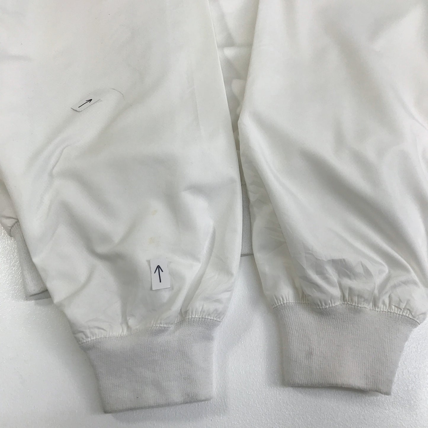 【中古】POLO RALPH LAUREN | ポロ・ラルフローレン ブルゾン POLO GOLF ポロゴルフ 90年代 ピステ ナイロン プルオーバー 実寸 XXL 位 ホワイト サイズ:L【加古川物流】