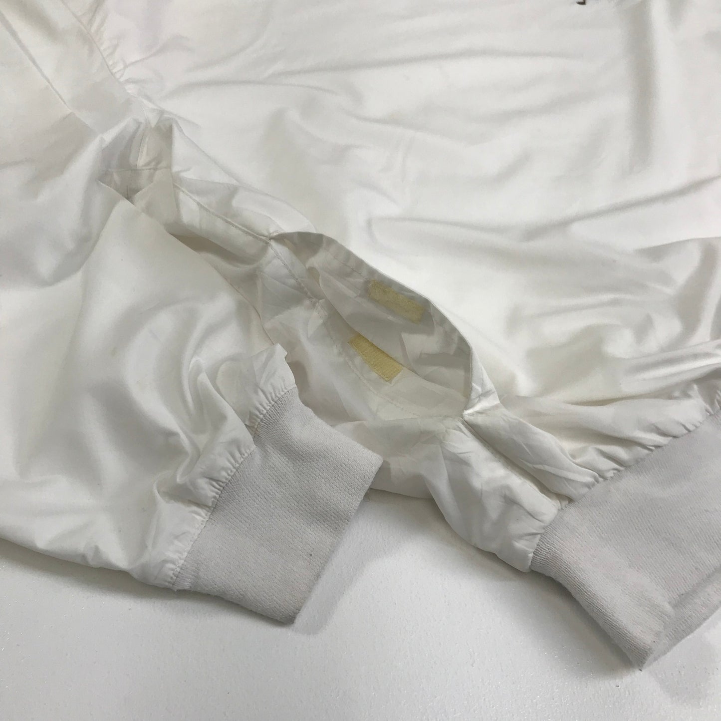 【中古】POLO RALPH LAUREN | ポロ・ラルフローレン ブルゾン POLO GOLF ポロゴルフ 90年代 ピステ ナイロン プルオーバー 実寸 XXL 位 ホワイト サイズ:L【加古川物流】